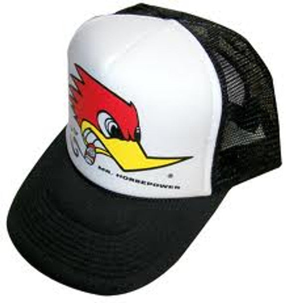 Boné Mr. Horsepower - Trucker Branco e Preto
